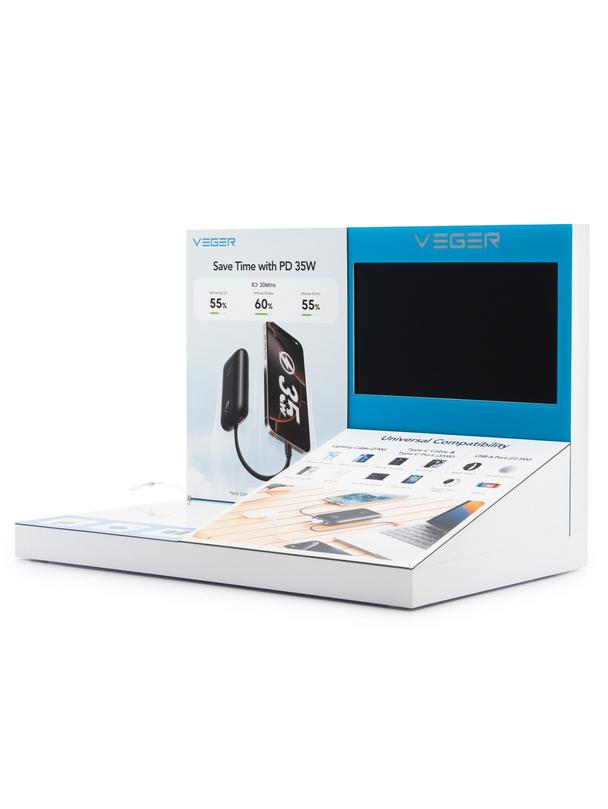 VEGER stand akrylowy z wyświetlaczem