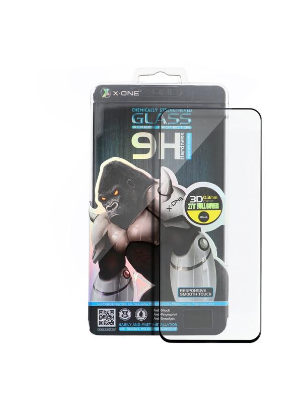 Szkło hartowane X-ONE 3D - do iPhone X/Xs czarny