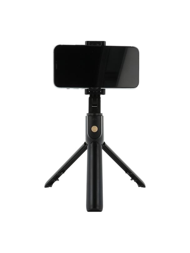 Uchwyt selfie z pilotem bezprzewodowym tripod K07 czarny