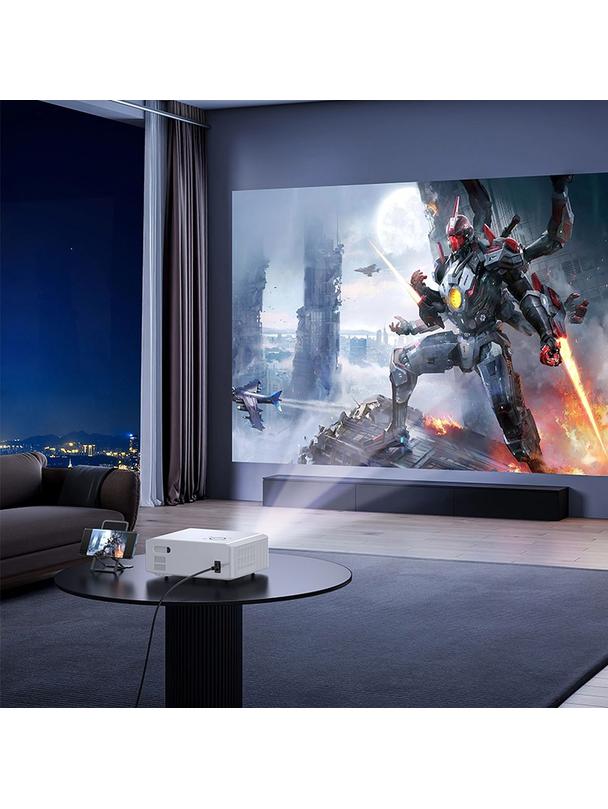 Projektor Full HD Hoco z systemem Android Wi-Fi Bluetooth 1080P DT3 biały