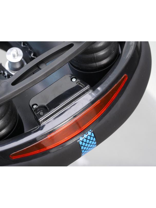 Siodełko rowerowe z wbudowaną lampką LED FSBSD-232-1 czarne