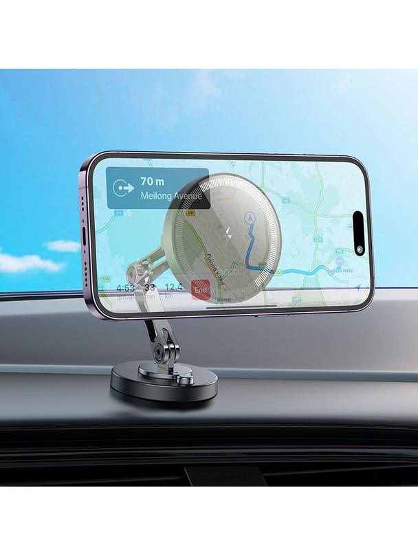 EOL HOCO uchwyt samochodowy indukcyjny do deski kompatybilny z MagSafe 15W HW26 czarny