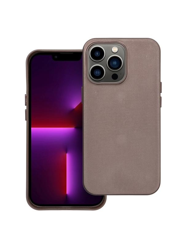 Futerał WOVEN MAG COVER kompatybilny z MagSafe do IPHONE 13 Pro jasny brązowy