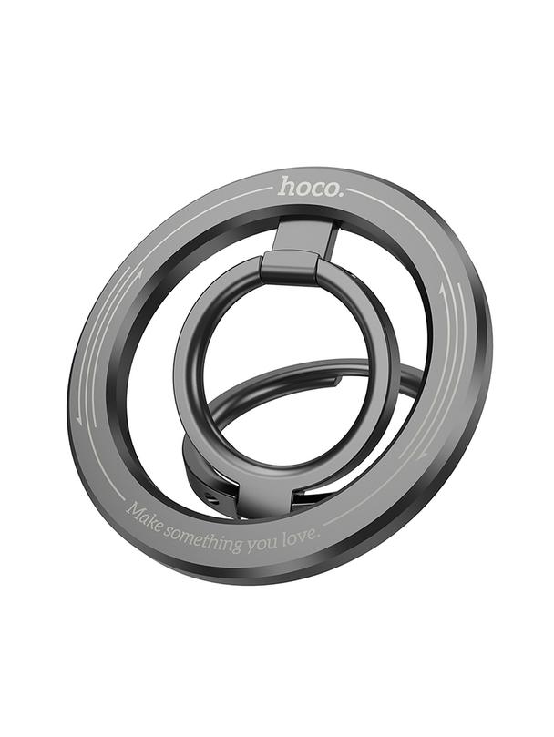 Uchwyt na telefon na palec Hoco magnetyczny Ring GH2 czarny