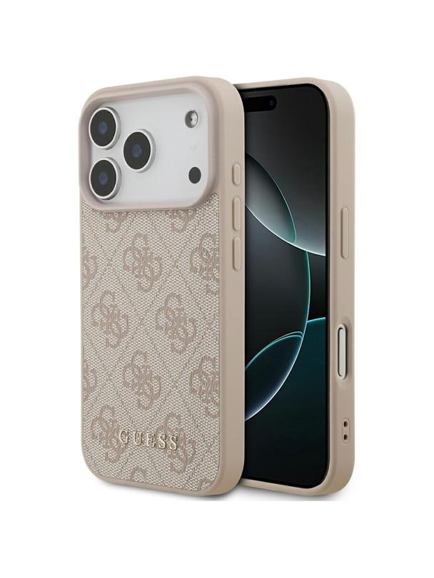 GUESS futerał do IPHONE 17 Pro GUHCP17LG4GFPI (PU 4G Classic) różowy
