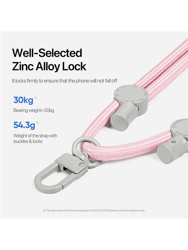 DUX DUCIS Plaz - smycz do telefonu jasno różowa