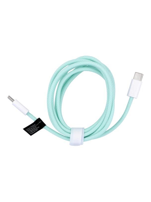 Kabel USB C do USB C PD QC3.0 3A 60W 1,5 m C263 zielony