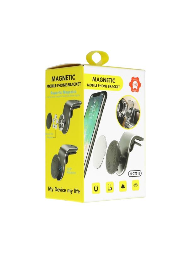 Uchwyt samochodowy magentyczny do kratki HG1 czarny