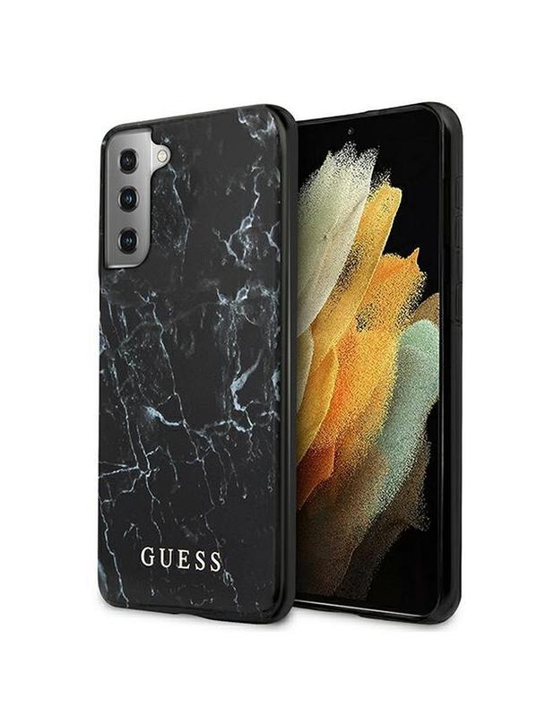 GUESS futerał do SAMSUNG S21 Plus GUHCS21MPCUMABK (Marble) czarny