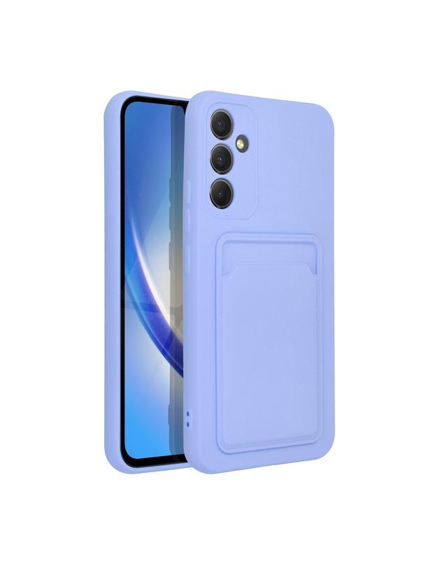 Futerał CARD CASE do SAMSUNG A34 5G fioletowy