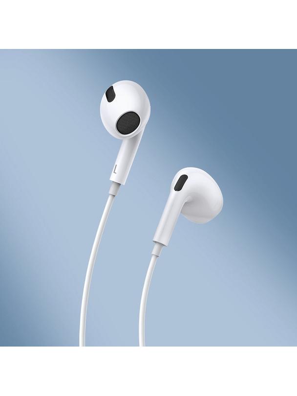 BASEUS słuchawki pzewodowe Typ C z mikrofonem ENCOK C17 NGCR010002 białe