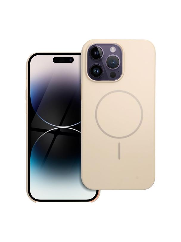 Glossy Mag Cover kompatybilny z MagSafe pasuje do IPHONE 14 PRO MAX biały