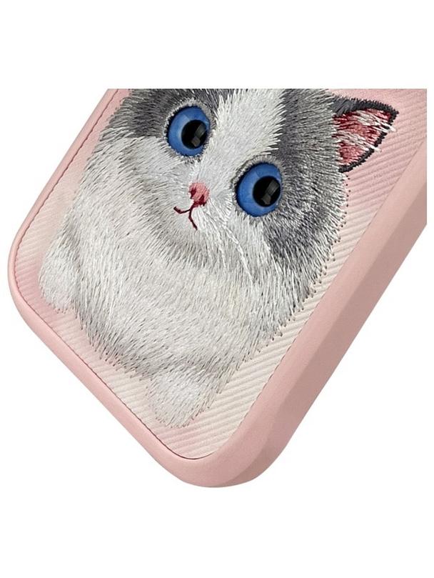 NIMMY futerał BIG EYED PET 2.0 Cat do IPHONE 16 Pro różowy