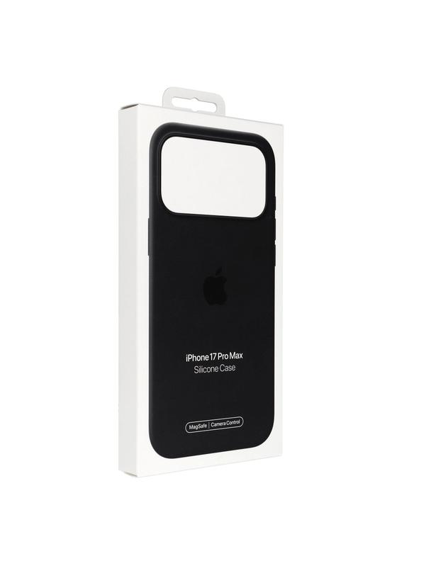 iPhone 17 Pro Max Silicone Case with MagSafe – Black 0INT