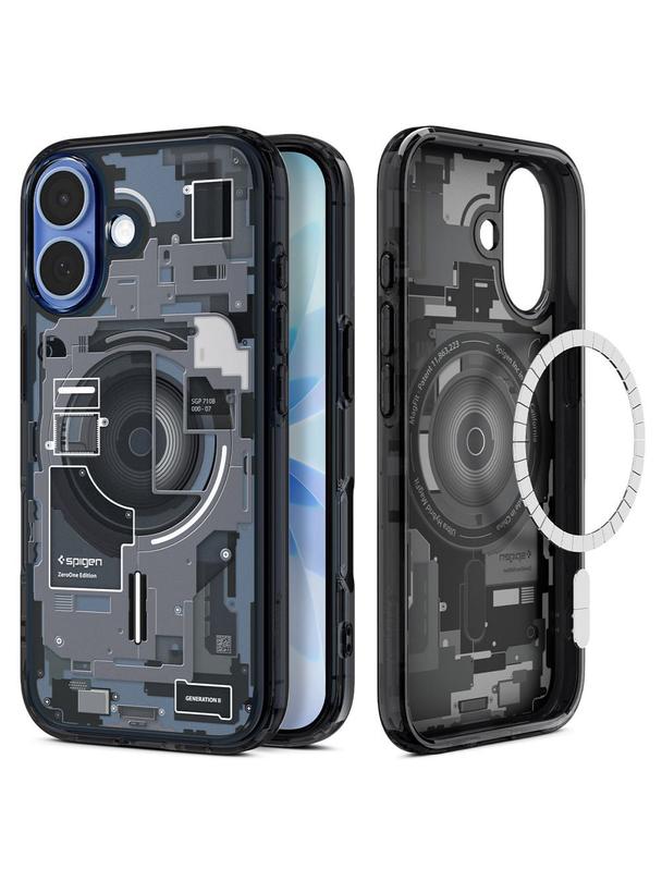 SPIGEN futerał ULTRA HYBRID MAG MAGSAFE IPHONE 17 ZERO ONE BLACK