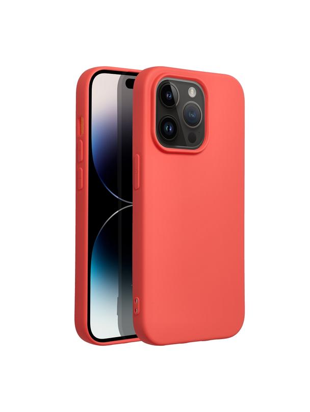 Futerał SILICONE do IPHONE 14 Pro brzoskwiniowy