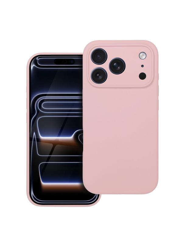 Futerał SILICONE 2mm do IPHONE 17 Pro pudrowy róż