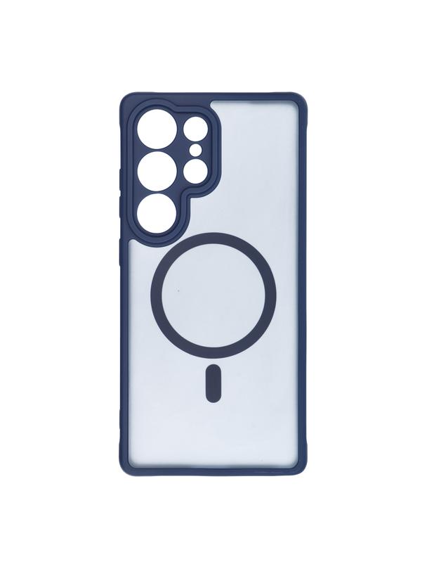 Futerał FULL MATTE MAG COVER kompatybilny z MagSafe do SAMSUNG S25 niebieski