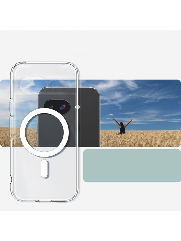 SPIGEN futerał ULTRA HYBRID MAG kompatybilny z MagSafe do GOOGLE PIXEL 9A clear/white