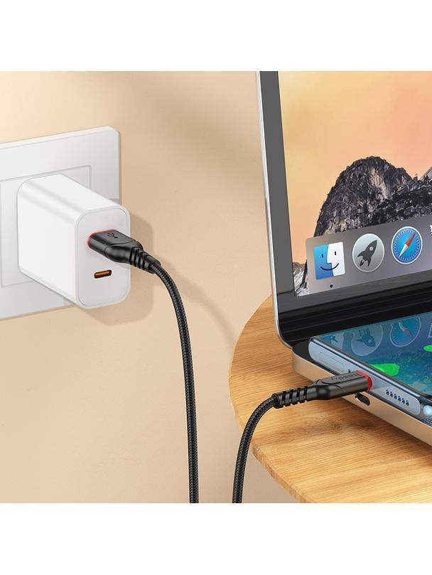 Kabel USB A do USB C Hoco 3A 3 m X59 czarny