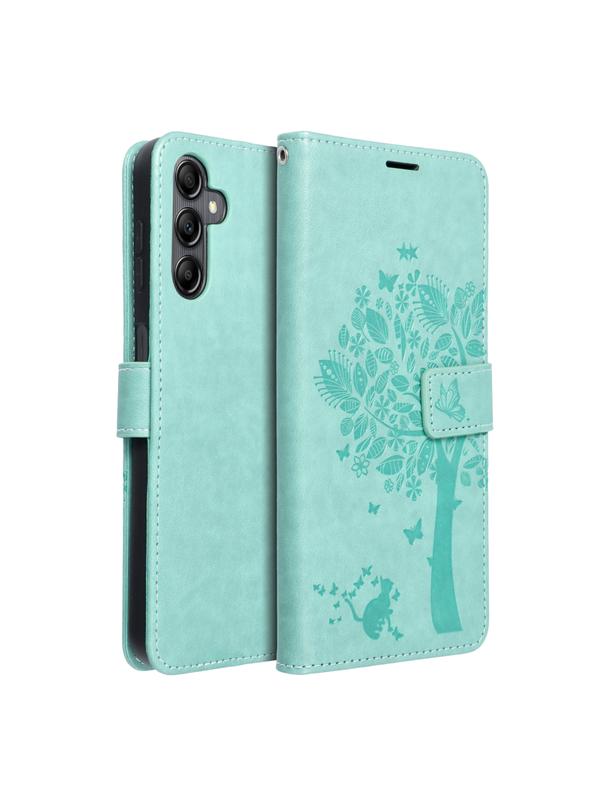 Kabura MEZZO Book do SAMSUNG A14 4G / A14 5G  drzewo zielony