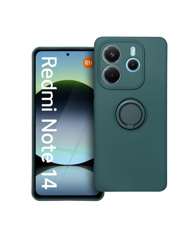 Futerał SILICONE RING do XIAOMI Redmi Note 14 5G  zielony