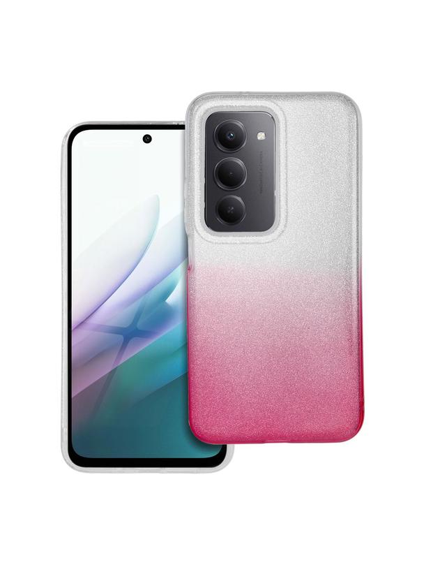 Futerał SHINING do XIAOMI Redmi 15 4G / 15 5G   transparentny różowy
