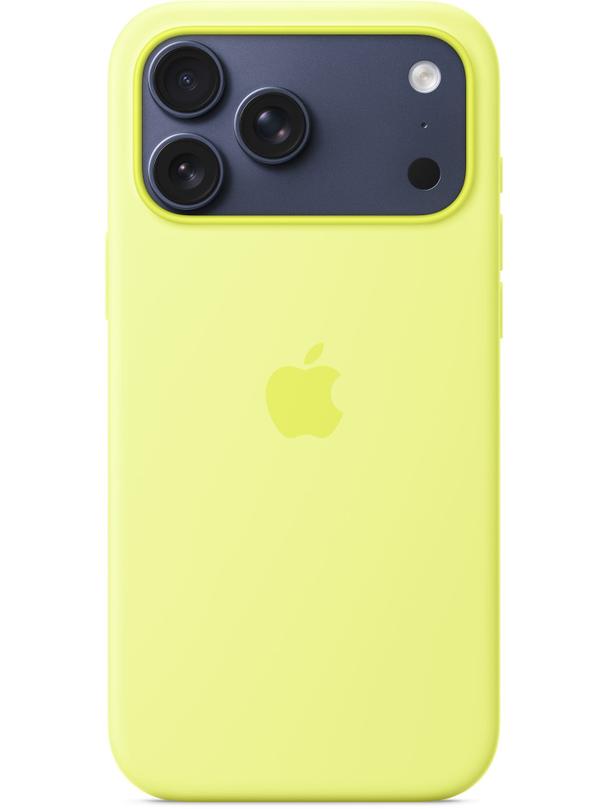 iPhone 17 Pro Max Silicone Case with MagSafe – Neon Yellow 0INT