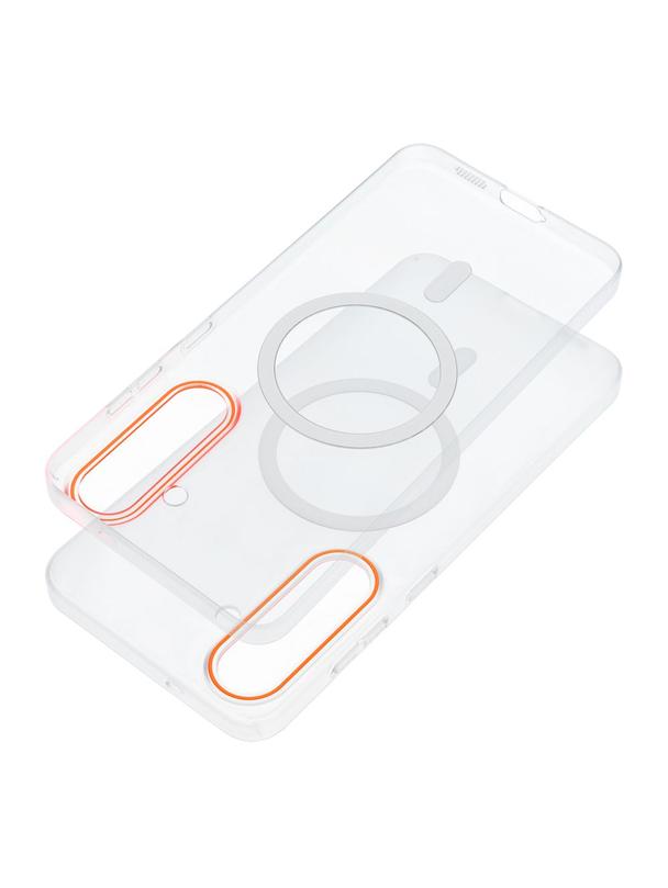 Futerał GO ORANGE kompatybilny z MagSafe do SAMSUNG A17 transparentny
