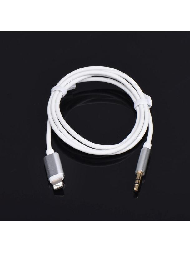 Kabel AUX Lightning (męski) do Jack 3,5 mm (męski) biały