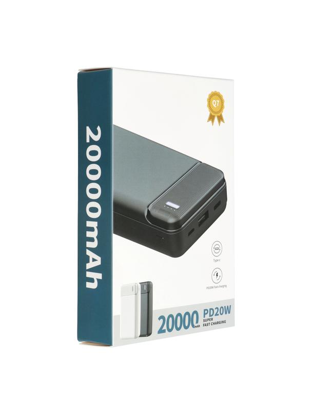 PURIDEA powerbank 20000 mAh PD QC3.0 3A 20W Q7 biały