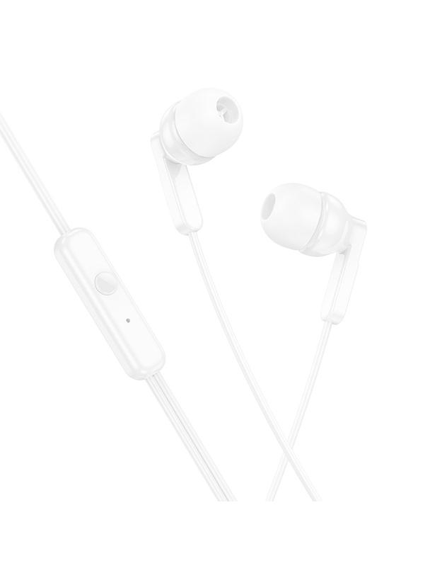 Słuchawki przewodowe douszne Jack 3,5 mm Hoco M121 białe