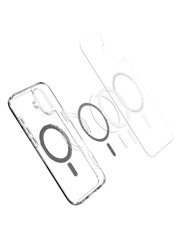 SPIGEN futerał ULTRA HYBRID MAG kompatybilny z MagSafe do IPHONE 16 Plus black