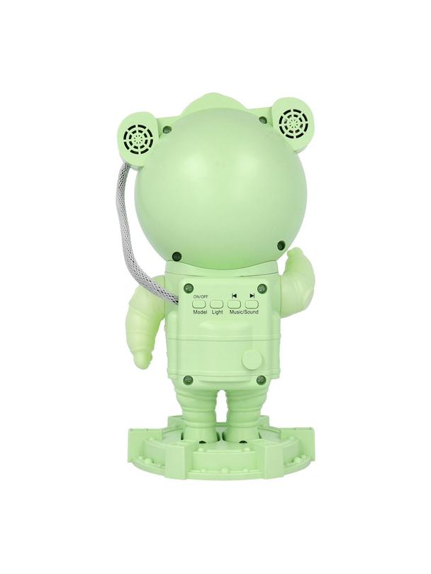 Projektor gwiazd astronauta z głośnikiem bluetooth X2502 zielony