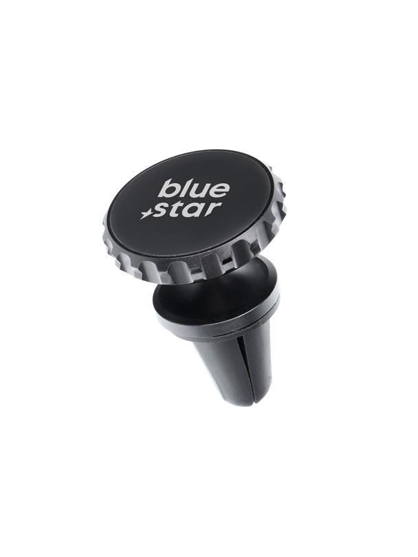 Uchwyt na telefon do samochodu magnetyczny Blue Star Crown Magnetic do kratki czarny