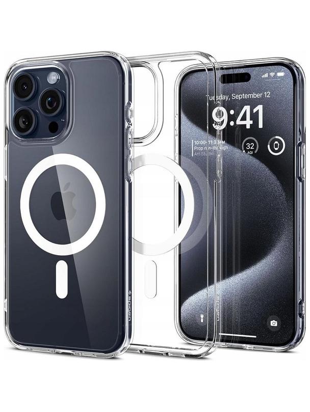 SPIGEN futerał ULTRA HYBRID MAG kompatybilny z MagSafe do IPHONE 16 Pro Max white