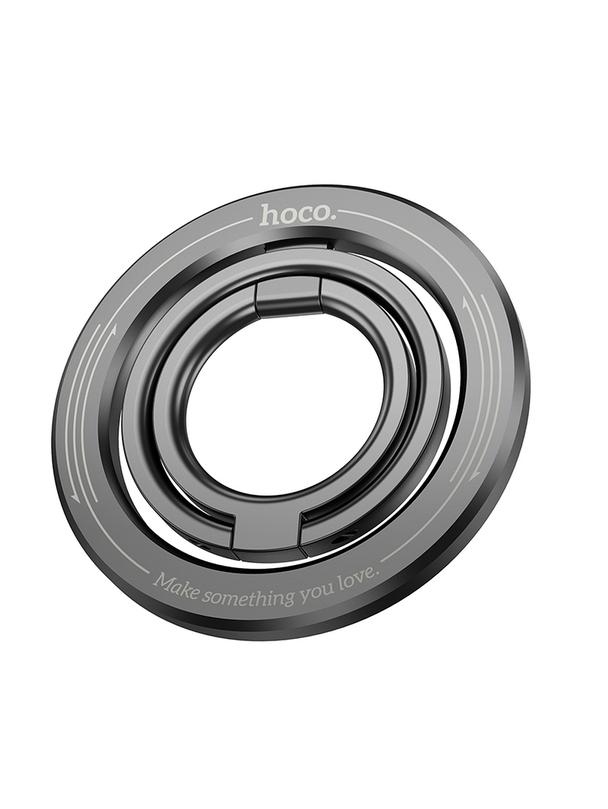 Uchwyt na telefon na palec Hoco magnetyczny Ring GH2 czarny