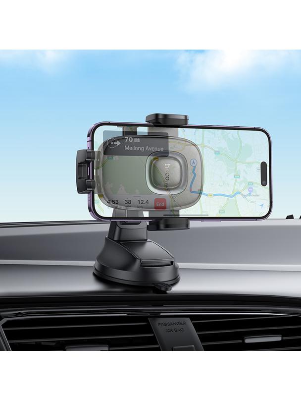 Uchwyt na telefon do samochodu uniwersalny Hoco do deski H76 czarny