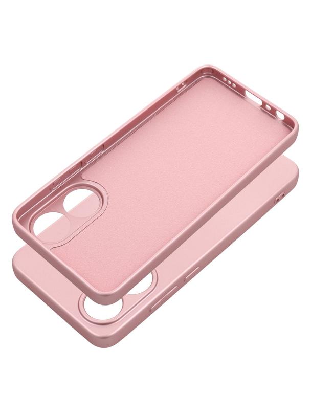 Futerał METALLIC do OPPO A78 4G różowy
