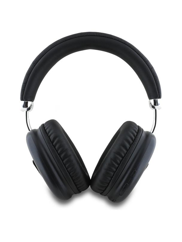 Słuchawki bezprzewodowe nauszne Guess Metallic Triangle Logo czarne