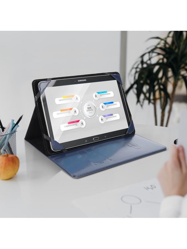 BLUN uniwersalny futerał na tablet 8" (UNT) niebieski