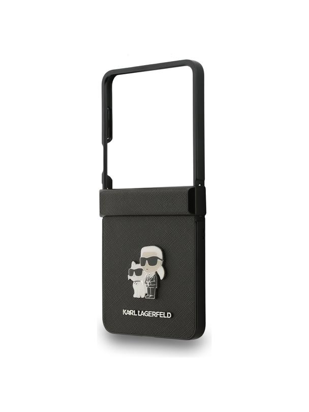 KARL LAGERFELD futerał do SAMSUNG Z Flip7 KLHCZF7SAPKCNPK (Saffiano KC PIN) czarny