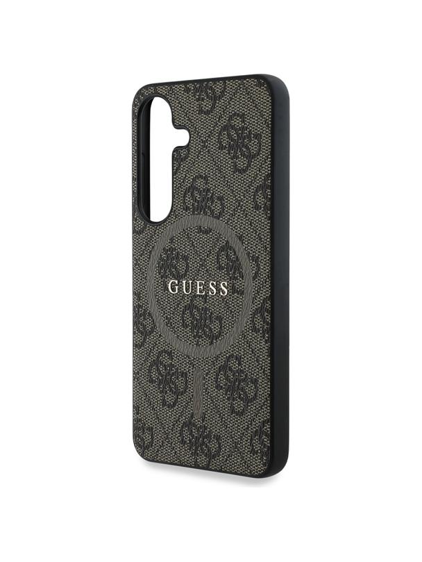 GUESS futerał do SAMSUNG S25 Plus GUHMS25MG4GFRW (Magnetic PU 4G Ring Classic Logo) brązowy