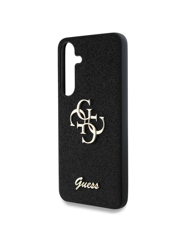 GUESS futerał do SAMSUNG S25 GUHCS25SHG4SGK (Fixed Glitter Big 4G) czarny
