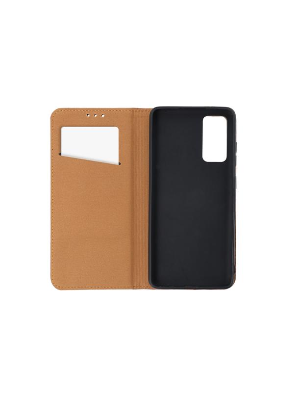 Kabura SMART PRO Book skórzana do IPHONE 16 Pro brązowy