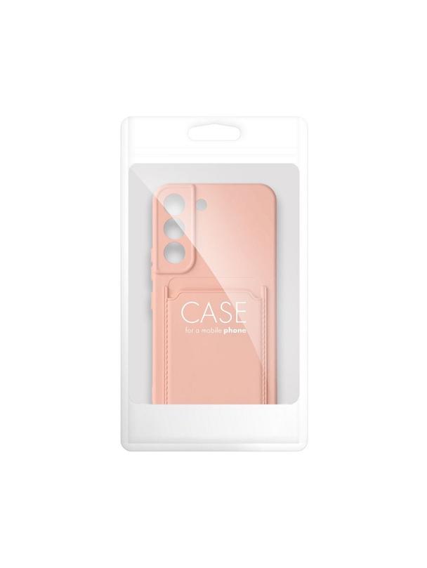 Futerał CARD CASE do SAMSUNG S21 FE różowy