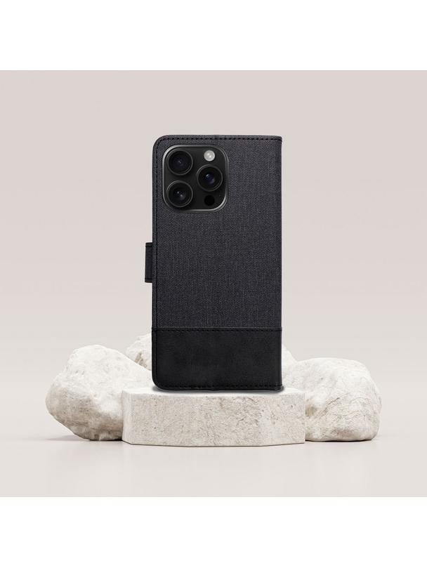 Kabura GOMMA Book do IPHONE 16e (SE 4 2025) czarny