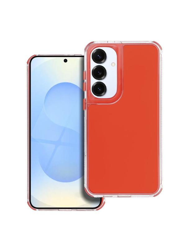 Futerał MATRIX do SAMSUNG S25 Plus pomarańczowy