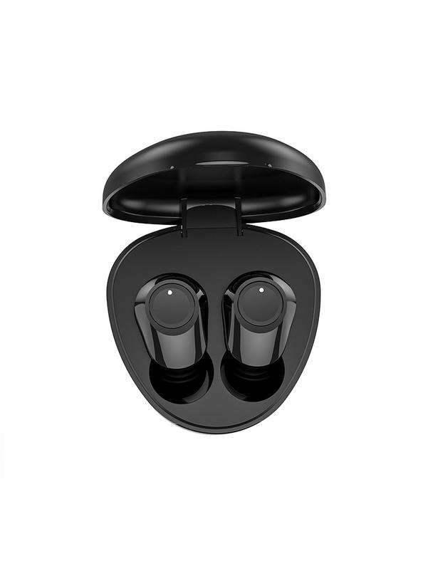 Słuchawki bezprzewodowe bluetooth TWS + stacja dokująca M9 czarne