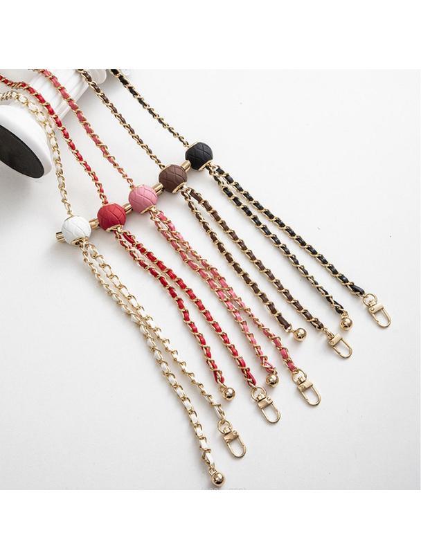 Łańcuch / Smycz z uchwytem GLAMOUR wszystkie modele max 80mm szer. BIAŁY